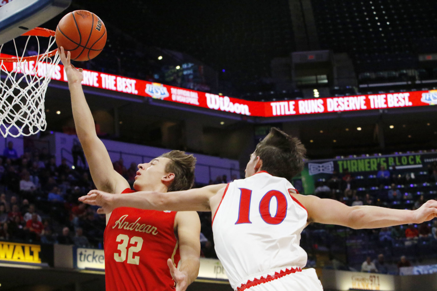 Boys basketball Class 2A state final - Andrean vs. Linton-Stockton